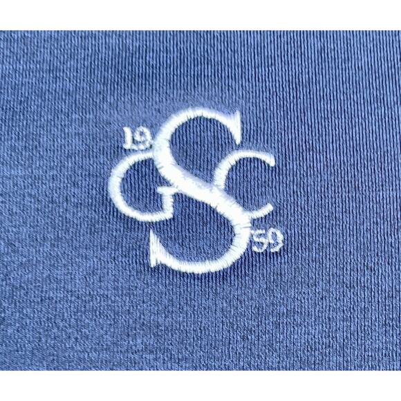 Vineyard Vines Jim Nantz Pullover 1/4 Zip Performance Men's Golf Club Blue Sz‎ L - Picture 5 of 7